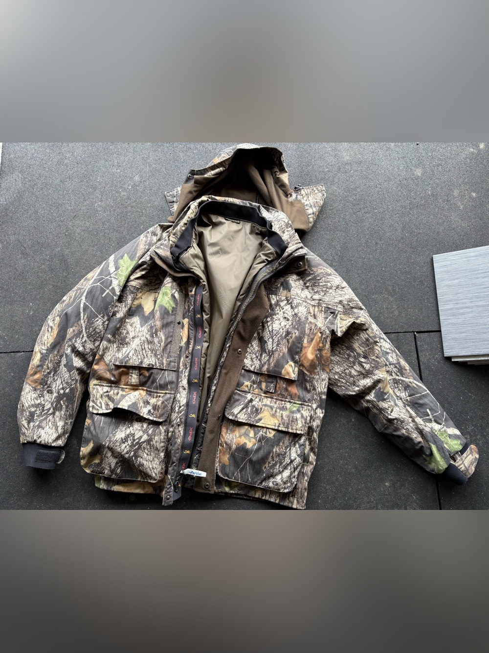 Men’s Browning Mossy Oak MXPO Xchange multi layer hunting jacket sz XL